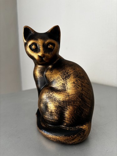 Sculpture chat céramique - sculpture,