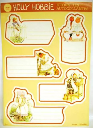 Holly hobbie etiquettes - hobbie,