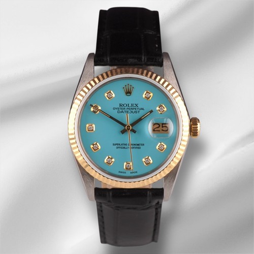 Rolex datejust 36mm jaune - rolex,