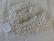 lot + 4000 perle ancienne émaux de Briare blanc PAS  nacré à laver rocaille tube