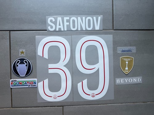 Flocage safonov psg - safonov, #39