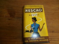 Ancienne BOÎTE en fer "NESCAO-NESTLE"