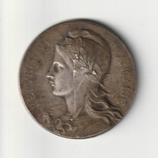 Médaille en Bronze Argenté -