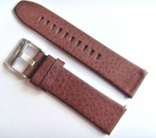 DIESEL Bracelet En Cuir Original De Remplacement DZ4204 Pour Montre Marron