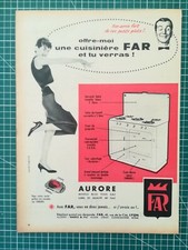 045 PUBLICITE ANCIENNE - PUB ADVERT 1960 34x25cm Cuisinière Far