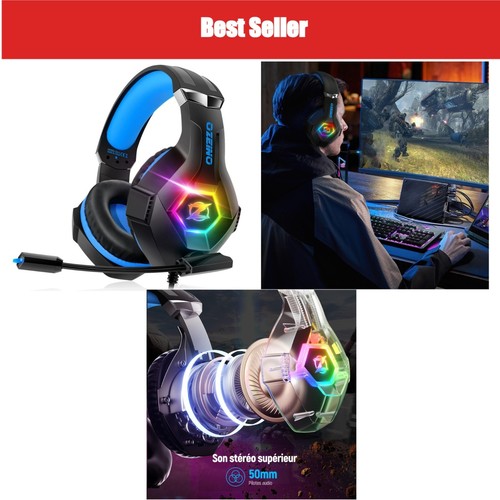 Casque gaming ozeino zw1 - gaming,