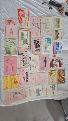 Lot buvards anciens - buvards,