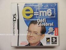 jeu E=M6 DEFI CEREBRAL sur nintendo DS en francais game juego spiel complet TBE