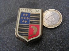 Insigne police francaise crs - ,