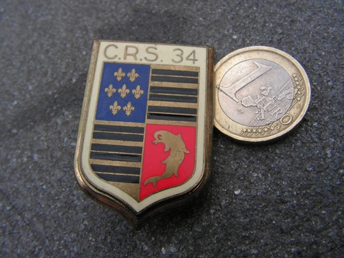 Insigne police francaise crs - ,