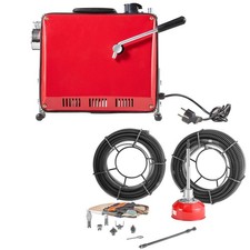 Uimoso Furet Électrique Déboucheur de Canalisations 500 W avec Câble et 6 Outils