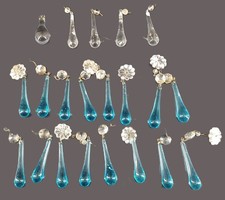 Lot de 21 pampilles anciennes