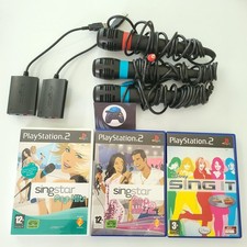 Lot de 3 micros Singstar + 3