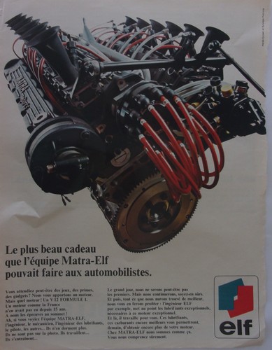 Publicite huile elf - publicite,