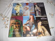 JULIETTE BENZONI ,  lot  de 6  livres, 2 séries  complètes ,  grand format
