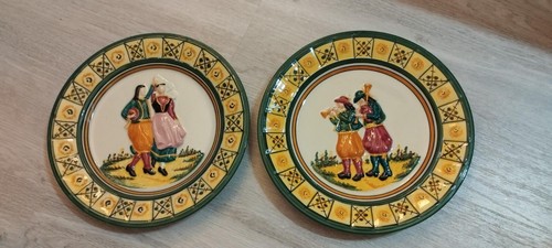 Deux assiettes henriot - assiettes, quimper