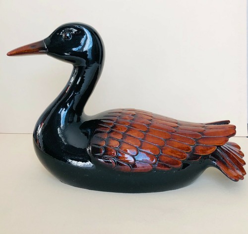 Canard bois sculpté - en,