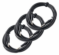 3x Professionnel Câble Audio