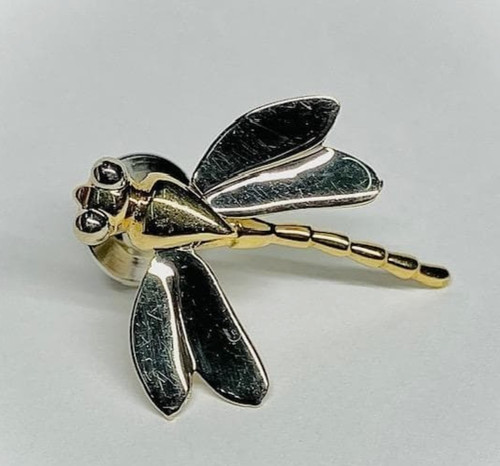 Broche épingle jaune - broche, or