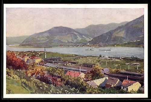 Carte postale orsova chantier - carte,