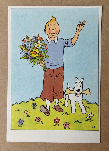 Hergé tintin carte - hergÉ,
