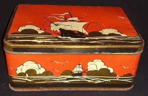 Ancienne boite sérigraphiée - ancienne,