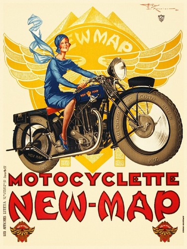 New map motocyclette - new,