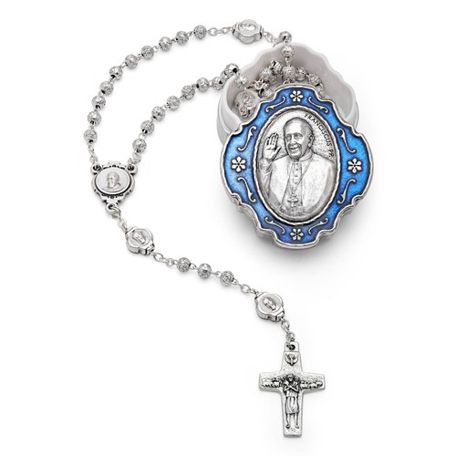 Collier croix prière - de,