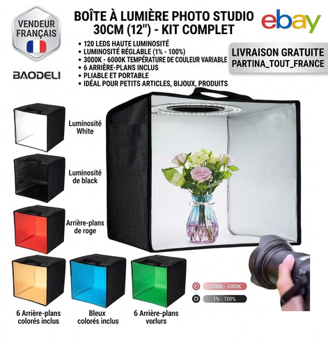 Studio photo portable 30cm - photo,