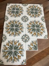 Lot de 21 carreaux de faïence