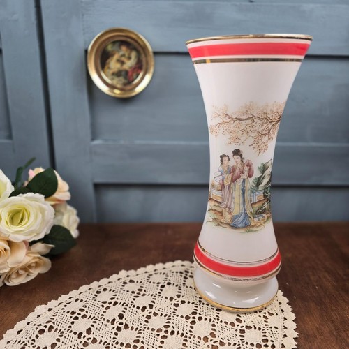 Grand vase décor - , asiatique