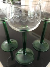 3 verres à vin blanc d'alsace