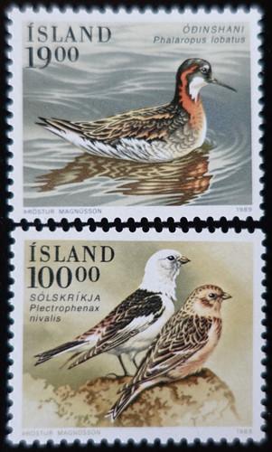Timbres islande animaux - d',