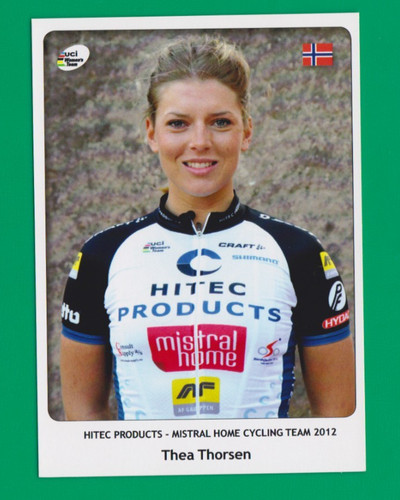 Cyclisme carte cycliste - cycliste, thea