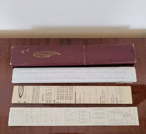 Ancienne règle calcul - ancienne,