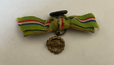 ANCIENNE REDUCTION MINIATURE MEDAILLE MILITAIRE FRANCAISE INSIGNE DE BOUTONNIERE