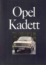 Catalogue Brochure Opel Kadett 1968 France