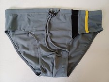 MAILLOT DE BAIN SLIP HOMME TAILLE 3 COULEUR GRIS REF 316