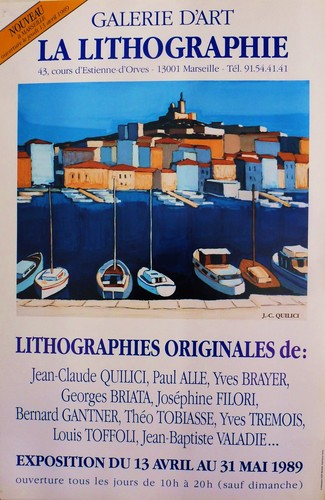QUILICI*AFFICHE*EXPO*LITHOGRAP