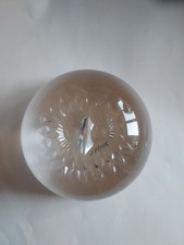 Presse Papier Tête De Chouette En Verre