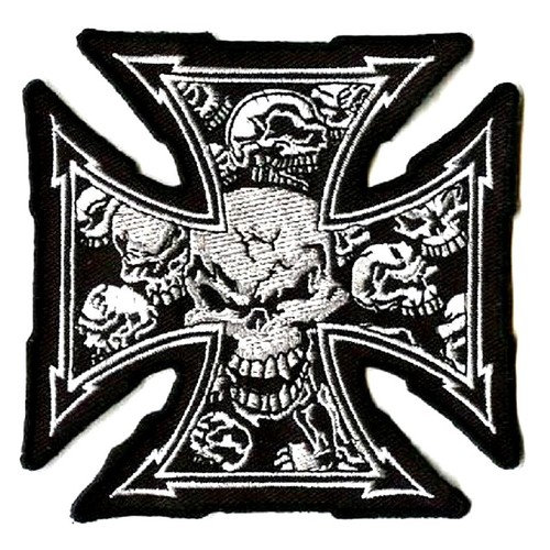 Patch noir avec - 4", croix