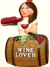 Female Wine Lover Ornament