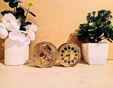 Réveil Mécanique Lancel 2 Jewels - Germany - Plastique Doré - Rond - XXème