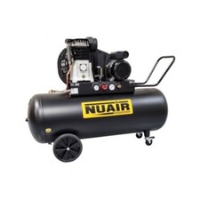 Compresseur à Piston Débruité TECH PRO NUAIR - 3 CV, 200 L, 230 V, 10 Bars, 66 d