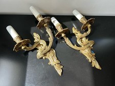 PAIRE D’APPLIQUES STYLE LOUIS XV ROCAILLE