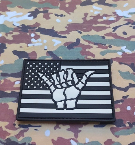 Patch horn rock usa drapeau - horn,