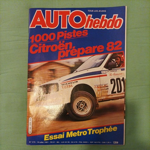 Auto hebdo 275 1981 - auto,