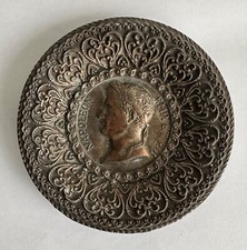 Cendrier vide poche bronze