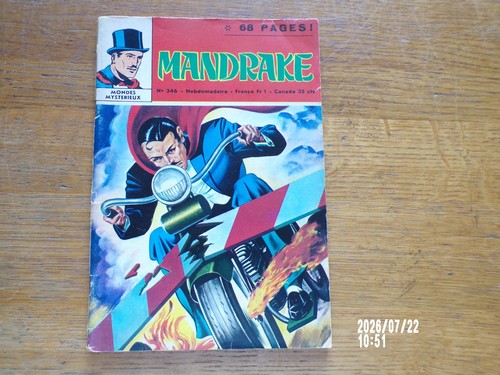Mandrake magicien 346 - mandrake,