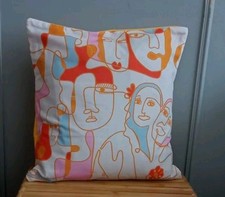 Housse de coussin – Motifs d’yeux – 40 x 40 cmFait Main